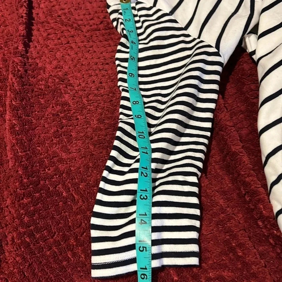 Tommy Hilfiger Blue White Striped Crew Neck Casual Dress Size Large - Picture 7 of 11